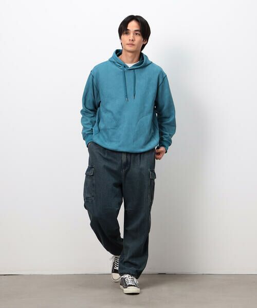 Purple&Yellow / パープルアンドイエロー デニムパンツ | デニムワイドカーゴパンツ | 詳細5