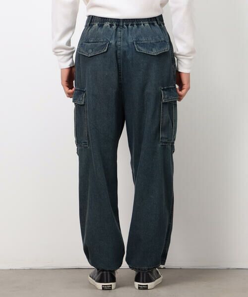Purple&Yellow / パープルアンドイエロー デニムパンツ | デニムワイドカーゴパンツ | 詳細8
