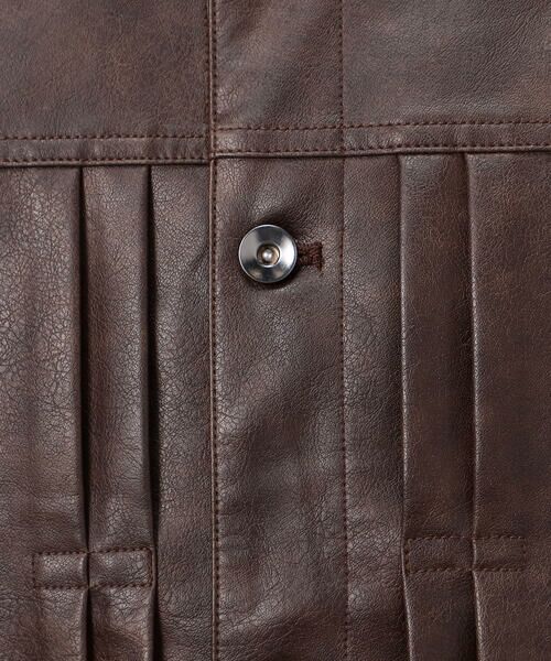 Purple&Yellow / パープルアンドイエロー ブルゾン | 合成皮革Gジャン | 詳細21