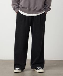 Purple&Yellow / パープルアンドイエロー その他パンツ | フロスト裏毛ワイドパンツ