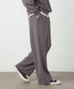 Purple&Yellow / パープルアンドイエロー その他パンツ | フロスト裏毛ワイドパンツ