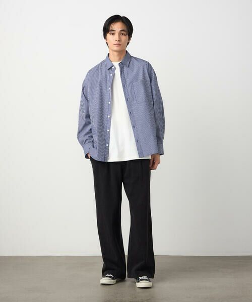 Purple&Yellow / パープルアンドイエロー その他パンツ | フロスト裏毛ワイドパンツ | 詳細4