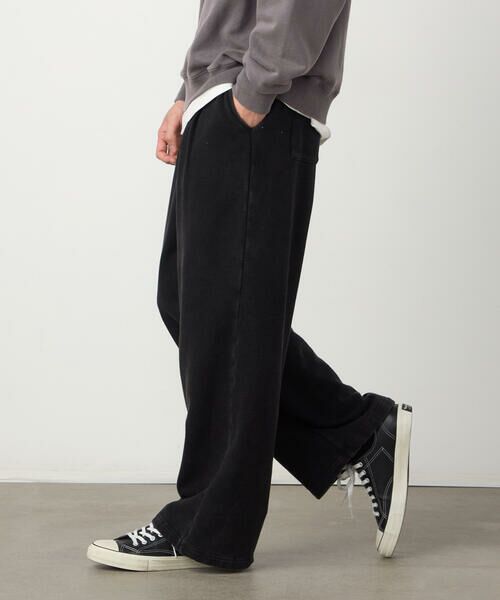 Purple&Yellow / パープルアンドイエロー その他パンツ | フロスト裏毛ワイドパンツ | 詳細5