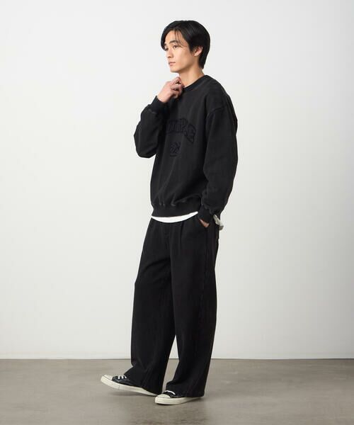 Purple&Yellow / パープルアンドイエロー その他パンツ | フロスト裏毛ワイドパンツ | 詳細3