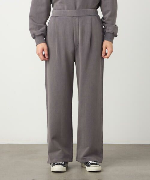 Purple&Yellow / パープルアンドイエロー その他パンツ | フロスト裏毛ワイドパンツ | 詳細13