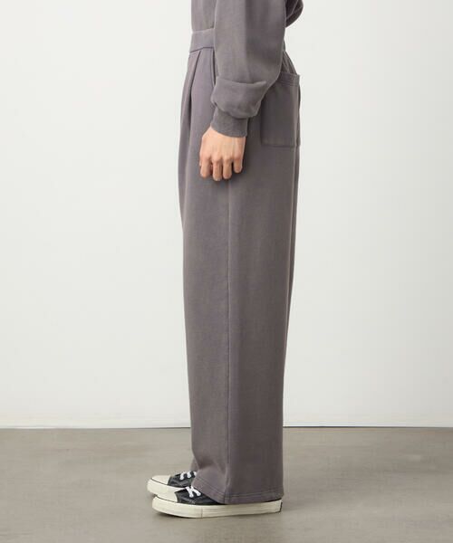 Purple&Yellow / パープルアンドイエロー その他パンツ | フロスト裏毛ワイドパンツ | 詳細14
