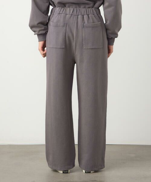 Purple&Yellow / パープルアンドイエロー その他パンツ | フロスト裏毛ワイドパンツ | 詳細15