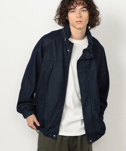 Purple&Yellow / パープルアンドイエロー ブルゾン | デニムバック刺繍ブルゾン | 詳細22