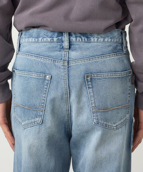 Purple&Yellow / パープルアンドイエロー デニムパンツ | リメイク風加工 デニムパンツ | 詳細13