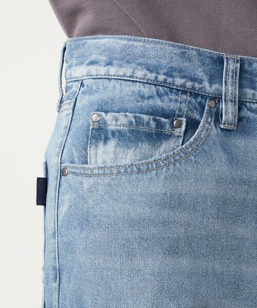 Purple&Yellow / パープルアンドイエロー デニムパンツ | リメイク風加工 デニムパンツ | 詳細14