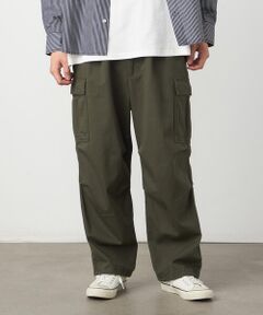 Purple&Yellow / パープルアンドイエロー その他パンツ | ツイルワイドカーゴパンツ
