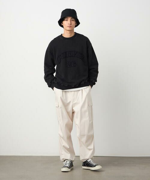 Purple&Yellow / パープルアンドイエロー その他パンツ | ツイルワイドカーゴパンツ | 詳細1