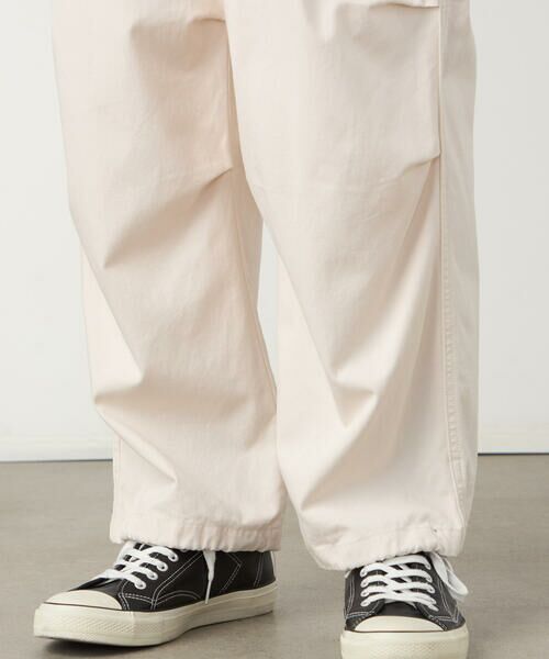 Purple&Yellow / パープルアンドイエロー その他パンツ | ツイルワイドカーゴパンツ | 詳細11