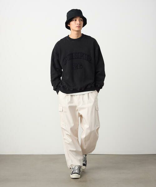 Purple&Yellow / パープルアンドイエロー その他パンツ | ツイルワイドカーゴパンツ | 詳細2