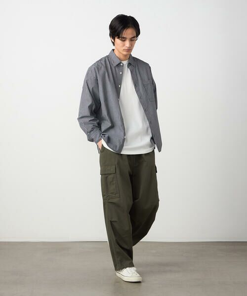Purple&Yellow / パープルアンドイエロー その他パンツ | ツイルワイドカーゴパンツ | 詳細16