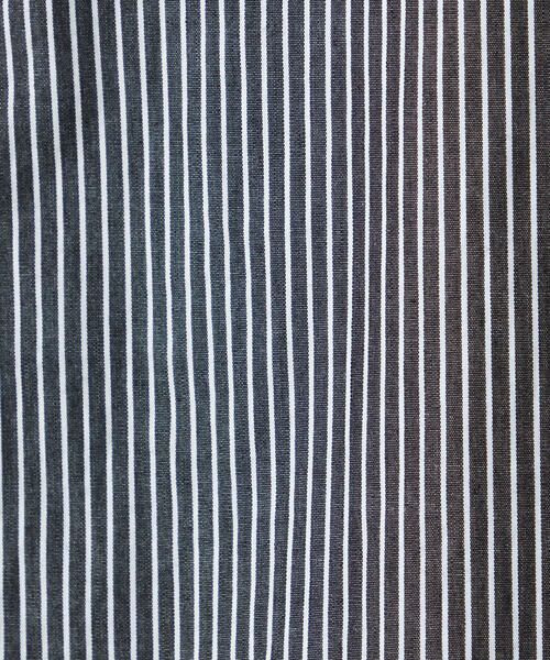 Purple&Yellow / パープルアンドイエロー シャツ・ブラウス | バック刺繍 ストライプシャツ | 詳細8