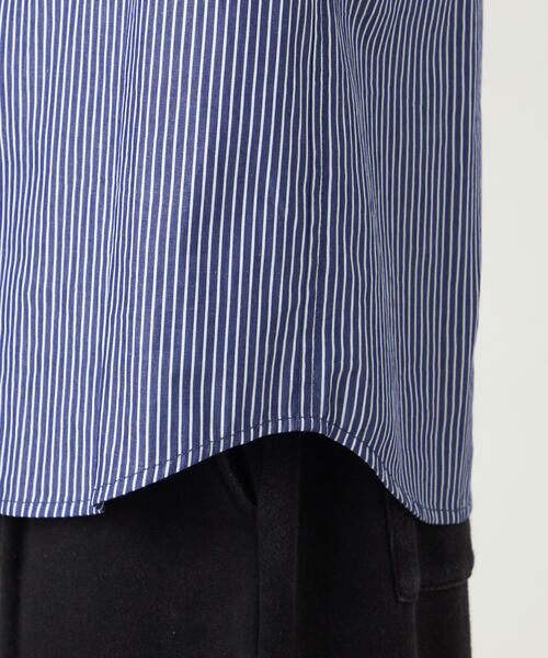 Purple&Yellow / パープルアンドイエロー シャツ・ブラウス | バック刺繍 ストライプシャツ | 詳細21
