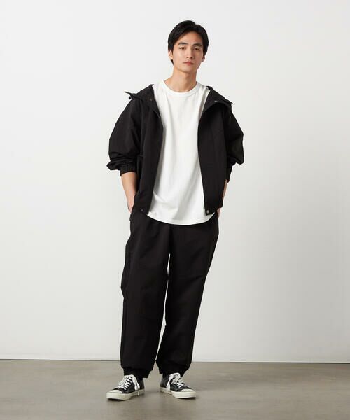 Purple&Yellow / パープルアンドイエロー パーカー | ポリエステルストレッチ マウンテンパーカ | 詳細1