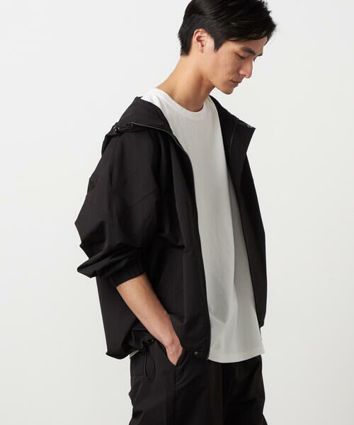 Purple&Yellow / パープルアンドイエロー パーカー | ポリエステルストレッチ マウンテンパーカ | 詳細5