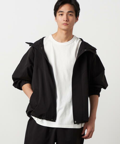 Purple&Yellow / パープルアンドイエロー パーカー | ポリエステルストレッチ マウンテンパーカ | 詳細6