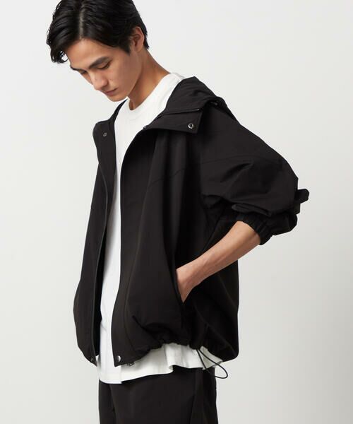 Purple&Yellow / パープルアンドイエロー パーカー | ポリエステルストレッチ マウンテンパーカ | 詳細7