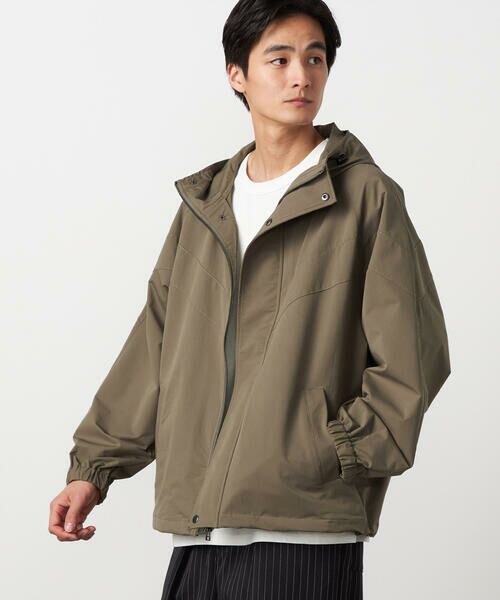 Purple&Yellow / パープルアンドイエロー パーカー | ポリエステルストレッチ マウンテンパーカ | 詳細12