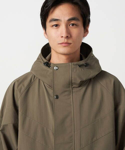 Purple&Yellow / パープルアンドイエロー パーカー | ポリエステルストレッチ マウンテンパーカ | 詳細17