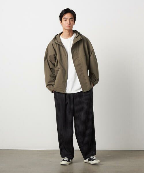 Purple&Yellow / パープルアンドイエロー パーカー | ポリエステルストレッチ マウンテンパーカ | 詳細9