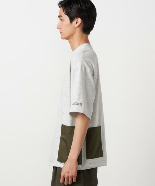 Purple&Yellow / パープルアンドイエロー カットソー | 布帛 ポケットプルオーバー | 詳細7