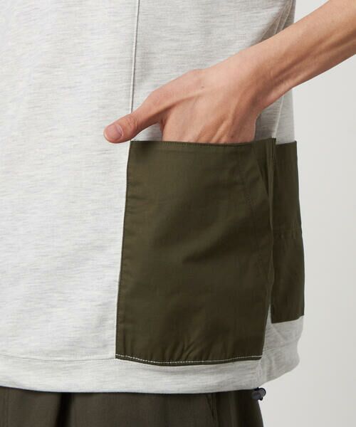 Purple&Yellow / パープルアンドイエロー カットソー | 布帛 ポケットプルオーバー | 詳細12