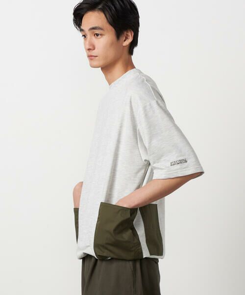 Purple&Yellow / パープルアンドイエロー カットソー | 布帛 ポケットプルオーバー | 詳細4