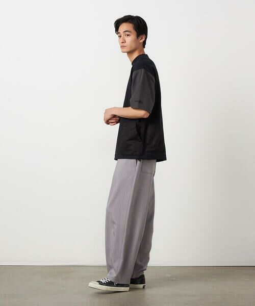 Purple&Yellow / パープルアンドイエロー カットソー | 布帛 ポケットプルオーバー | 詳細17