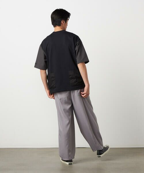 Purple&Yellow / パープルアンドイエロー カットソー | 布帛 ポケットプルオーバー | 詳細19