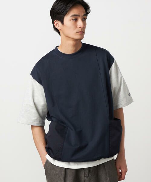 Purple&Yellow / パープルアンドイエロー カットソー | 布帛 ポケットプルオーバー | 詳細24