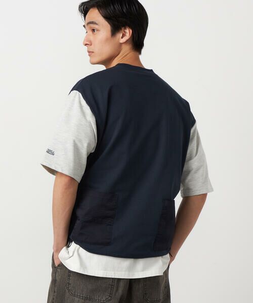 Purple&Yellow / パープルアンドイエロー カットソー | 布帛 ポケットプルオーバー | 詳細26