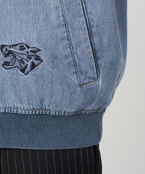 Purple&Yellow / パープルアンドイエロー その他アウター | ライトオンスデニム 刺繍カーディガン | 詳細16