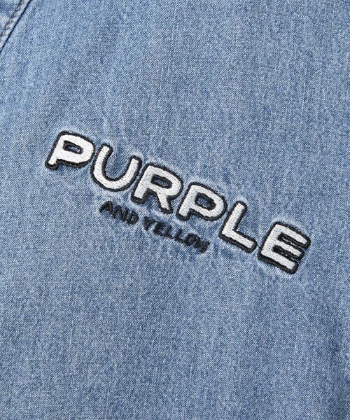 Purple&Yellow / パープルアンドイエロー その他アウター | ライトオンスデニム 刺繍カーディガン | 詳細20