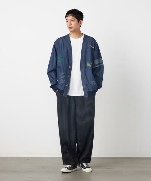 Purple&Yellow / パープルアンドイエロー その他アウター | ライトオンスデニム 刺繍カーディガン | 詳細22