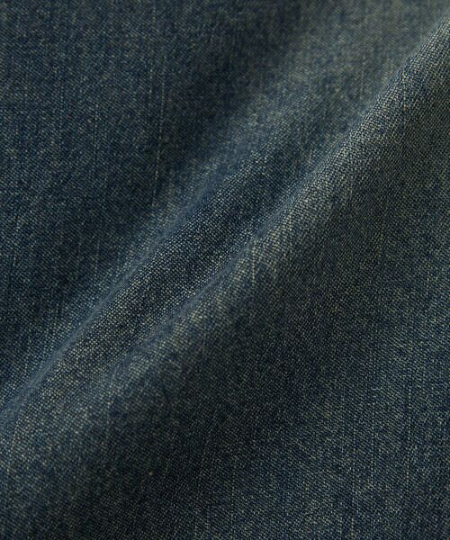 Purple&Yellow / パープルアンドイエロー Gジャン・デニムジャケット | ライトオンスデニム ジップポケット 半袖ブルゾン | 詳細24