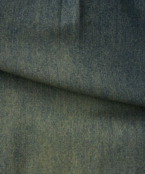 Purple&Yellow / パープルアンドイエロー デニムパンツ | ライトオンスデニム タックワイドパンツ | 詳細16