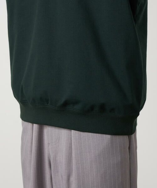 Purple&Yellow / パープルアンドイエロー カットソー | ハーフジップ ポロプルオーバー | 詳細17