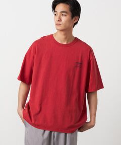 Purple&Yellow / パープルアンドイエロー Tシャツ | バックプリント フロスト半袖Tシャツ