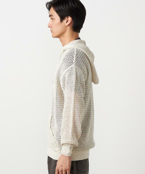 Purple&Yellow / パープルアンドイエロー カーディガン・ボレロ | カラーネップ メッシュパーカ | 詳細8