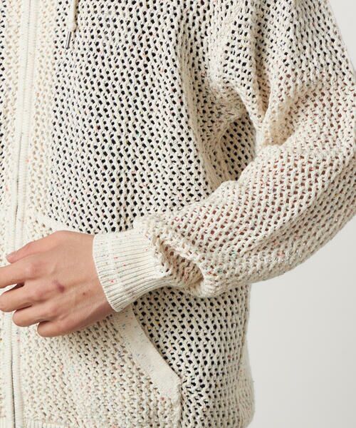 Purple&Yellow / パープルアンドイエロー カーディガン・ボレロ | カラーネップ メッシュパーカ | 詳細11