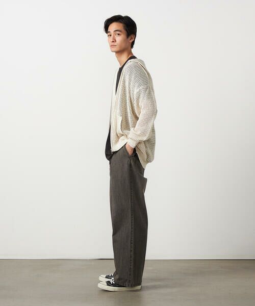 Purple&Yellow / パープルアンドイエロー カーディガン・ボレロ | カラーネップ メッシュパーカ | 詳細2