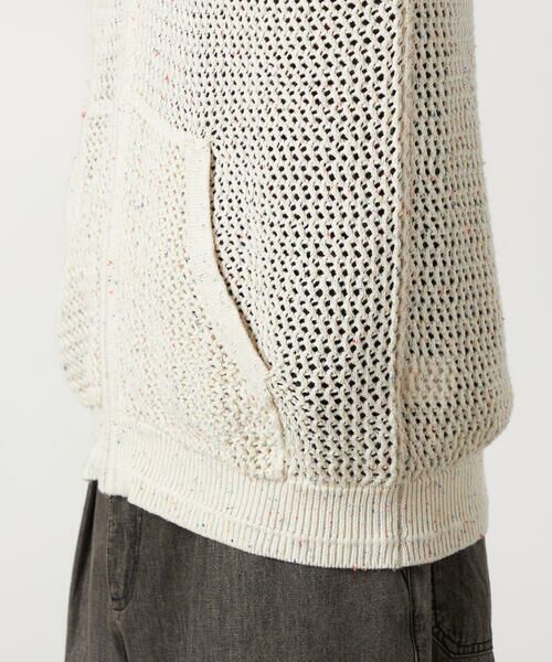 Purple&Yellow / パープルアンドイエロー カーディガン・ボレロ | カラーネップ メッシュパーカ | 詳細13