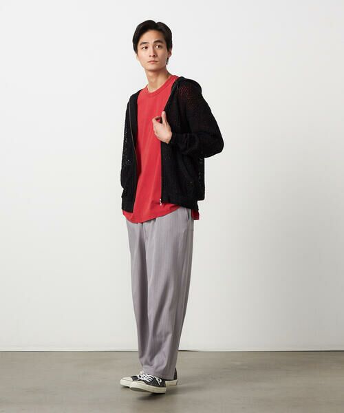 Purple&Yellow / パープルアンドイエロー カーディガン・ボレロ | カラーネップ メッシュパーカ | 詳細17