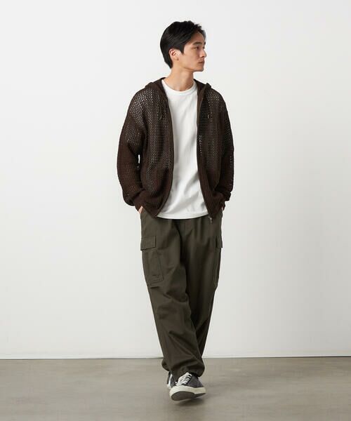 Purple&Yellow / パープルアンドイエロー カーディガン・ボレロ | カラーネップ メッシュパーカ | 詳細21