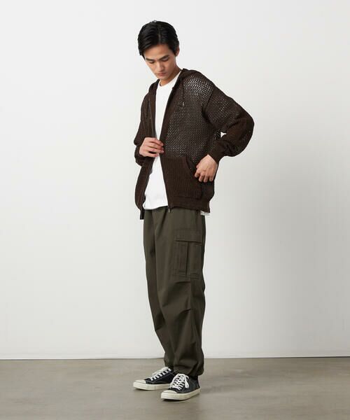 Purple&Yellow / パープルアンドイエロー カーディガン・ボレロ | カラーネップ メッシュパーカ | 詳細22