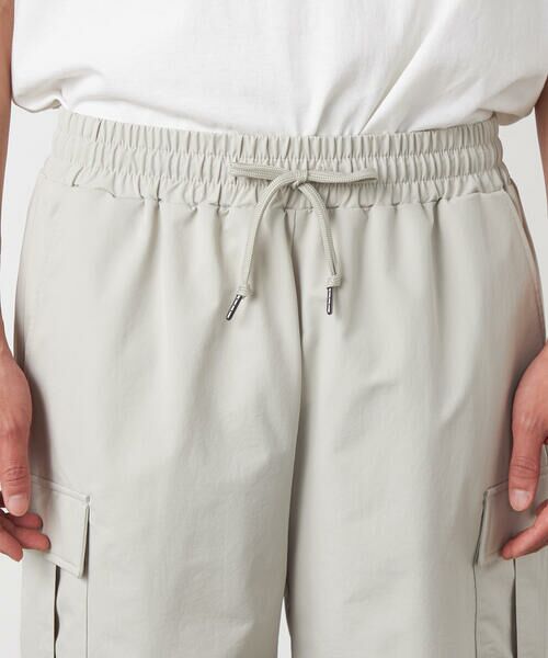 Purple&Yellow / パープルアンドイエロー ショート・ハーフ・半端丈パンツ | ポリエステルストレッチ カーゴショートパンツ | 詳細18